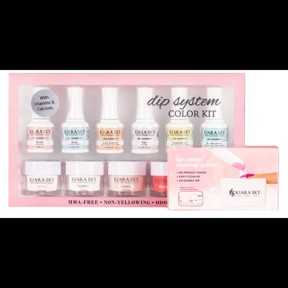 Kiara Sky Dip Powder Kit + 8 other shades